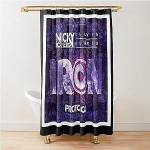 Calvin Harris iron Shower Curtain