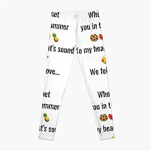 When I met you in the summer calvin harris summer Leggings