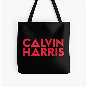 Calvin harris crimson All Over Print Tote Bag