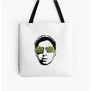 Calvin Harris Fly Eyes Head All Over Print Tote Bag