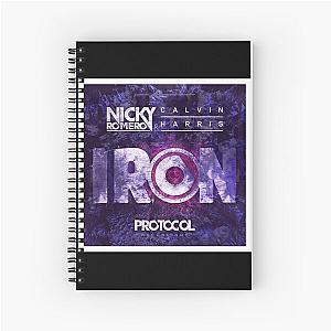 Calvin Harris iron Spiral Notebook