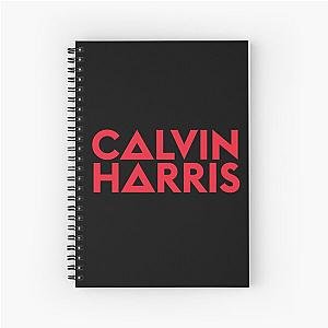 Calvin harris crimson Spiral Notebook