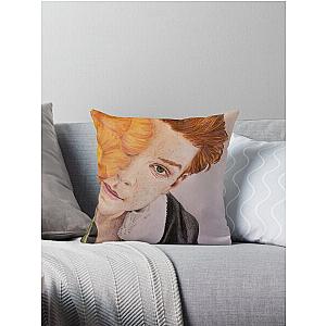 Amber (Cameron Monaghan with Flower) Throw Pillow