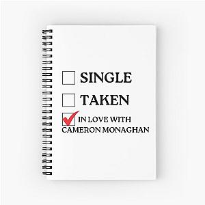 in love with cameron monaghan  Spiral Notebook