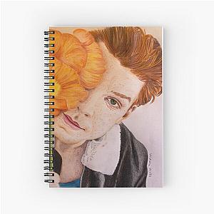 Amber (Cameron Monaghan with Flower) Spiral Notebook