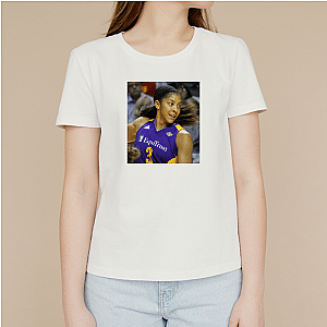 High-IQ Basketball Visionary Candace Parker T-Shirts