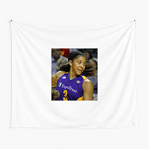 High-IQ Basketball Visionary Candace Parker Tapestries