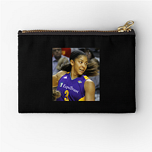 High-IQ Basketball Visionary Candace Parker Zipper Pouches