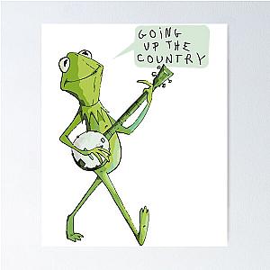 Kermit Sings Canned Heat Going Up The Country Poster