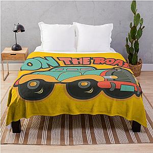 On the Road (again) - Canned Heat, traveler, Classic Cars Throw Blanket