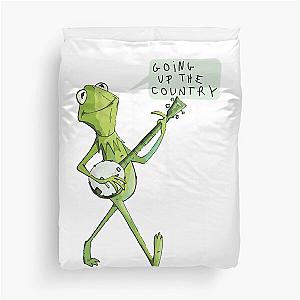 Kermit Sings Canned Heat Going Up The Country Duvet Cover