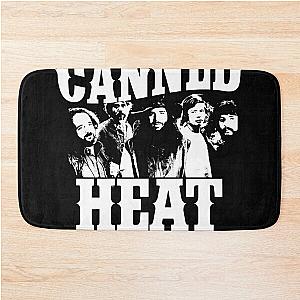 Canned Heat white vintage Bath Mat