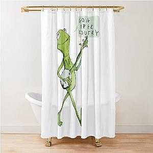 Kermit Sings Canned Heat Going Up The Country Shower Curtain