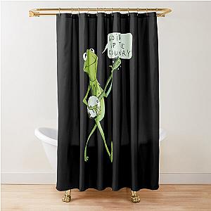 Kermit Sings Canned Heat - Going Up The Country 1 T-Shirt Shower Curtain