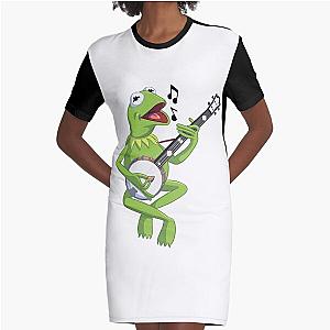 Kermit Sings Canned Heat  Graphic T-Shirt Dress