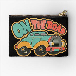 On the Road (again) - Canned Heat, traveler, Classic Cars Zipper Pouch