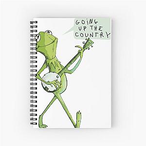 Kermit Sings Canned Heat Going Up The Country Spiral Notebook