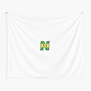 Captain Tsubasa Niupi Logo Tapestry