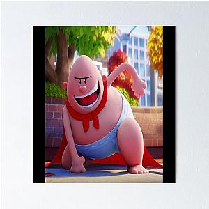 Retro Captain Underpants Poster