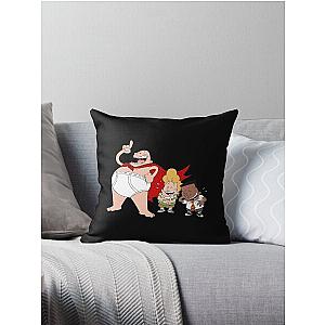 captain underpants cartoon Throw Pillow