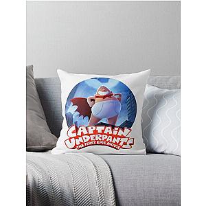 Captain underpants hero movie Throw Pillow