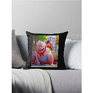 Retro Captain Underpants Throw Pillow