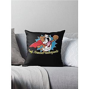 Special Present Gunner Captain Underpants Throw Pillow