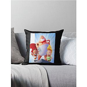 Vintage Retro Captain Underpants Throw Pillow