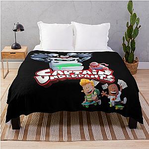 Mens Best Captain Underpants Throw Blanket