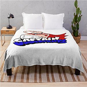 Music Vintage Retro Captain Underpants Throw Blanket