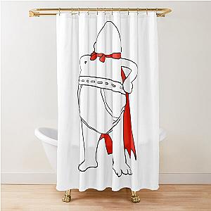 Retro Vintage Captain Underpants Shower Curtain