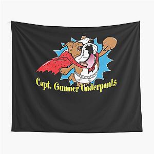 Special Present Gunner Captain Underpants Tapestry