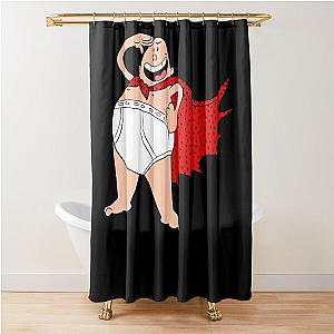 Men Women Trala Laa Captain Underpants Shower Curtain