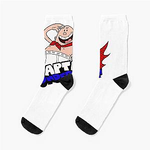 Music Vintage Retro Captain Underpants Socks