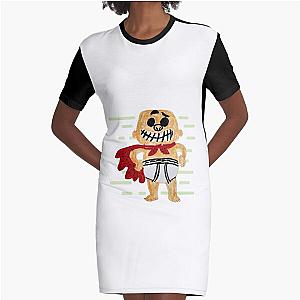 Captain Underpants super power Graphic T-Shirt Dress