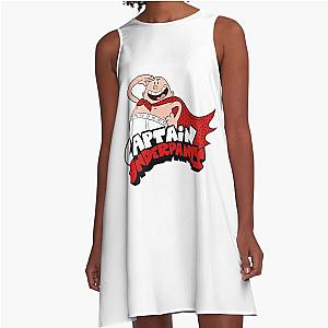 Music Retro Krupp Captain Underpants A-Line Dress