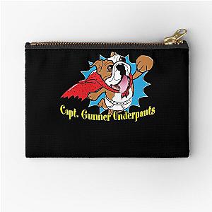 Special Present Gunner Captain Underpants Zipper Pouch