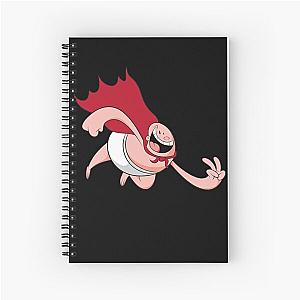 Mens Womens Captain Underpants Hand Spiral Notebook