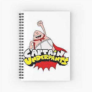 Day Gift for Captain Underpants Spiral Notebook