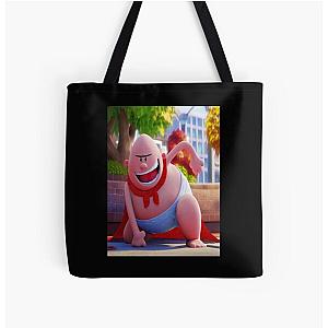 Retro Captain Underpants All Over Print Tote Bag