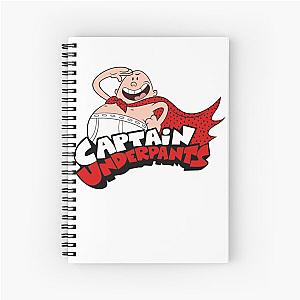 Music Retro Krupp Captain Underpants Spiral Notebook