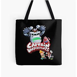 Mens Best Captain Underpants All Over Print Tote Bag