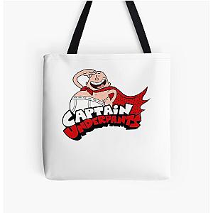 Music Retro Krupp Captain Underpants All Over Print Tote Bag