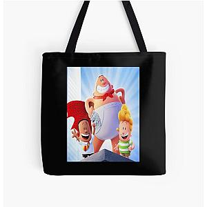 Vintage Retro Captain Underpants All Over Print Tote Bag