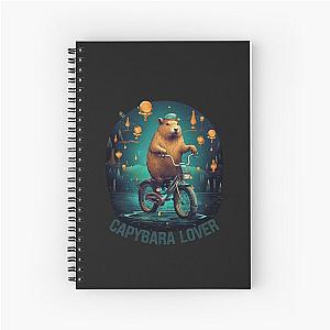 Capybara lover Capybara art design Spiral Notebook