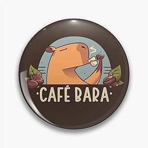 CafeBara - Cute Coffee Capybara Pin