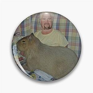 guy fieri with capybara Pin