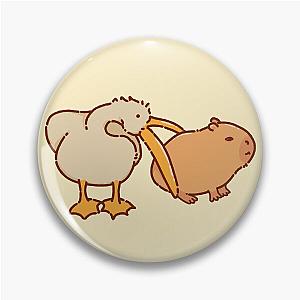 Pelican and capybara very cute Pin