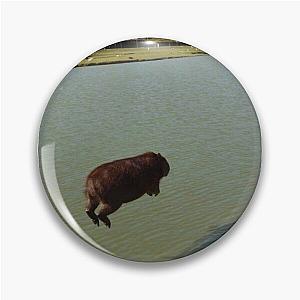 The flying capybara Pin