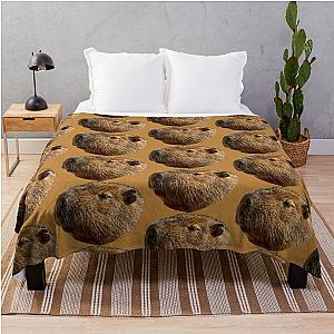 Just resting Capybara Throw Blanket